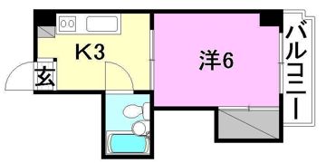 プロヴァンス桑原の間取り画像