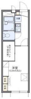レオパレスエクレール Ⅱの間取り画像