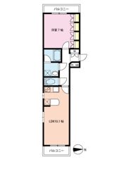 ヴェントラーレ千駄木の間取り画像