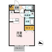 クレドール東尾道の間取り画像