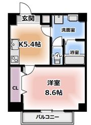 ES-Grande大阪同心の間取り画像