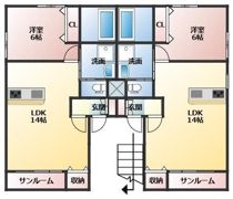 ハイブリッジハイツⅢの間取り画像