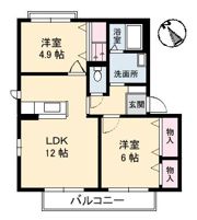エーデルハオス F棟の間取り画像