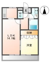 グリーンコーポの間取り画像