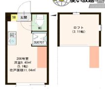 ハーモニーテラス若宮Ⅱの間取り画像