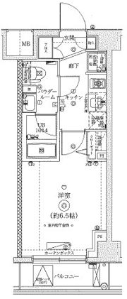 SQUARE CITY YOKOHAMA TSURUMIの間取り画像