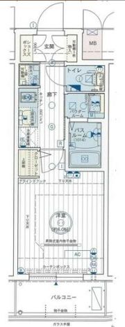 エステムコート神戸元町Ⅱブリーズの間取り画像