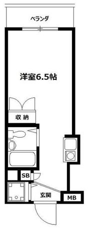 常盤台MYマンションの間取り画像