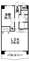 クレールトヨダの間取り画像