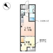サウダージの間取り画像