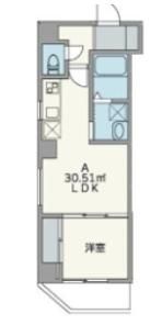 JU TOWER FRONT 両国の間取り画像