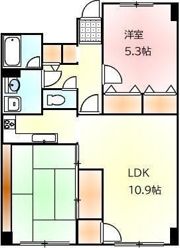 クレストコートK2の間取り画像