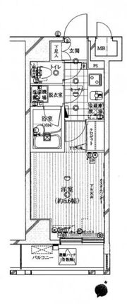 ガリシアヒルズ六本木の間取り画像