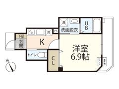 ロイヤルヴィラ皆実町A棟の間取り画像