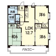 プリンスハイツの間取り画像