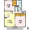 リビングタウン三本柳 Aの間取り画像