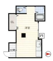 コーポ旗塚の間取り画像