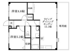 フォブール三好C棟の間取り画像
