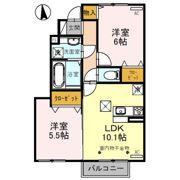 ベストオーシャン Aの間取り画像