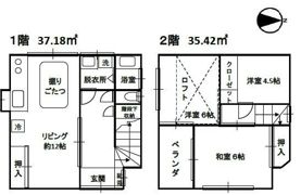 91戸建の間取り画像