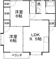 キャピタルBの間取り画像