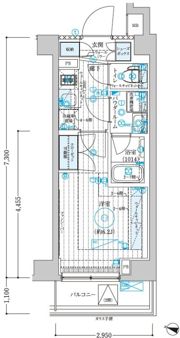 ARCOBALENO YOKOHAMANEGISHIの間取り画像