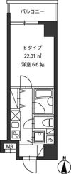 レジディア新御茶ノ水の間取り画像