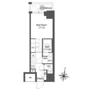 ミリアレジデンス広尾の間取り画像