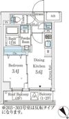 アヴニール三軒茶屋の間取り画像