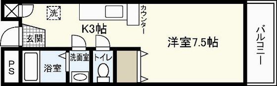 グレース本川の間取り画像