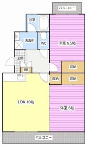ドリームマンションの間取り画像