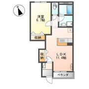 シャトレーゼ・Aの間取り画像