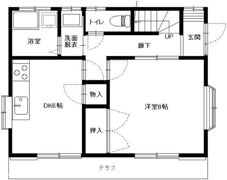 若宮貸家 1号棟の間取り画像