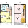 セジュールNAKAOⅡの間取り画像
