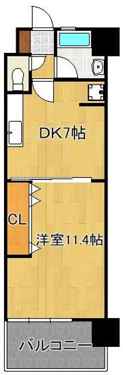 コンプレート古船場の間取り画像