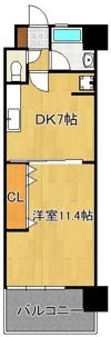 コンプレート古船場の間取り画像