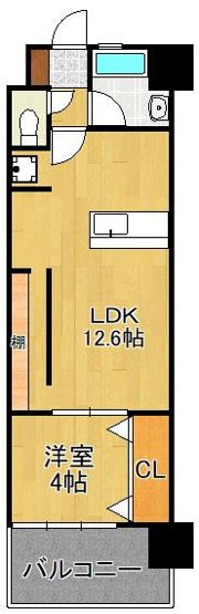 コンプレート古船場の間取り画像