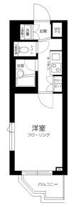 ルーブル中野富士見町参番館の間取り画像