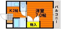 ラ・パルテール福富 壱番館の間取り画像