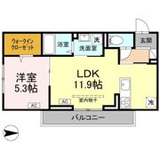 アーバンライフヒロ沖浜の間取り画像