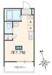 MELDIA南浦和Ⅲの間取り画像
