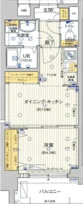 RPレジデンス都島の間取り画像