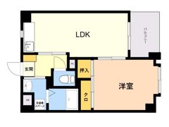 パティオ薬院2の間取り画像