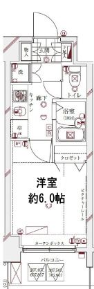 ガリシア早稲田の間取り画像