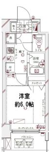 ガリシア早稲田の間取り画像