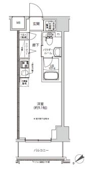 スパシエ東神奈川の間取り画像