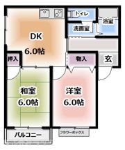 ラ・ヴィ・ヤクモの間取り画像