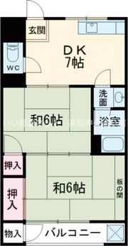 千葉マンションの間取り画像