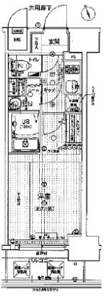 エスリード京橋グランテラスの間取り画像