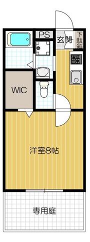 カーサ栄町 Bの間取り画像